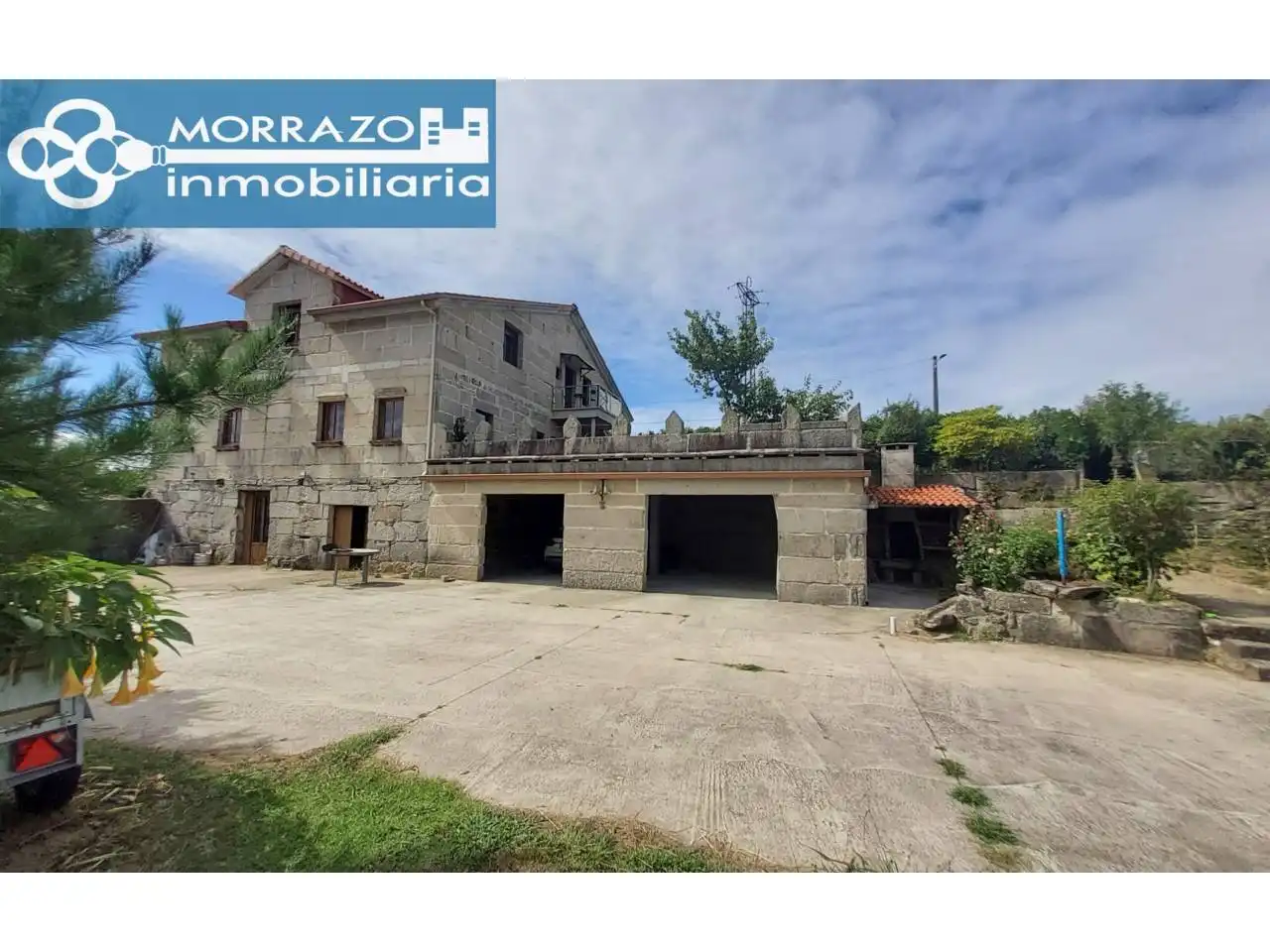 Exterior view of Houses for sale in Marín  with Heating, Private garden and Terrace