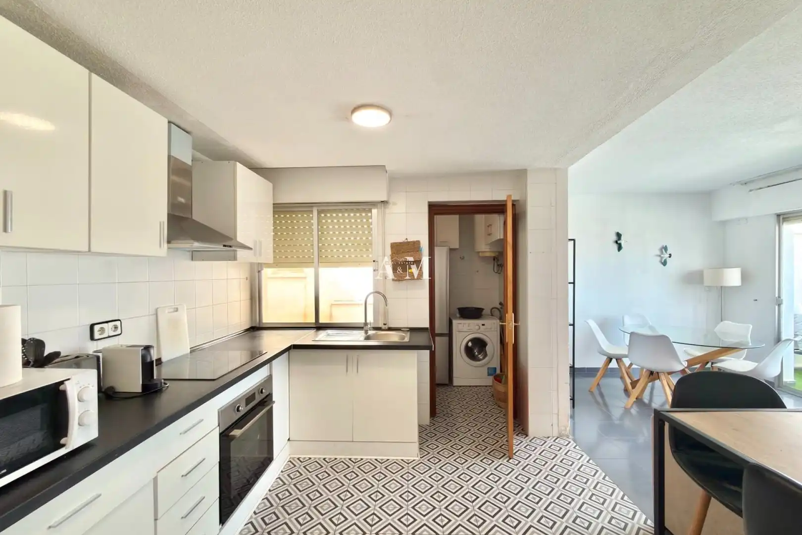 Kitchen of Flat for rent in Torrevieja  with Terrace, Furnished and Washing machine