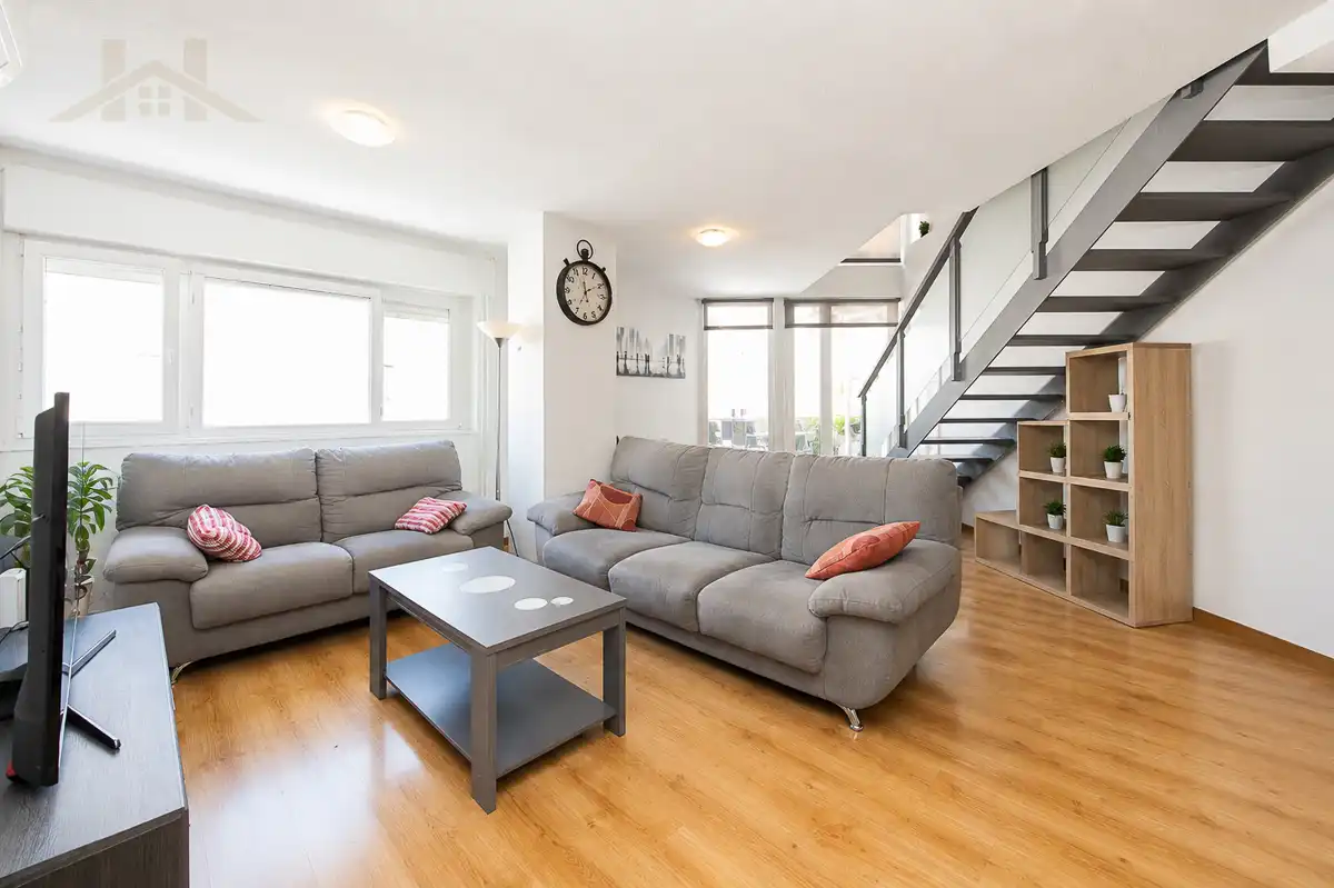 Living room of Duplexes for sale in San Sebastián de los Reyes  with Air Conditioner, Heating and Terrace