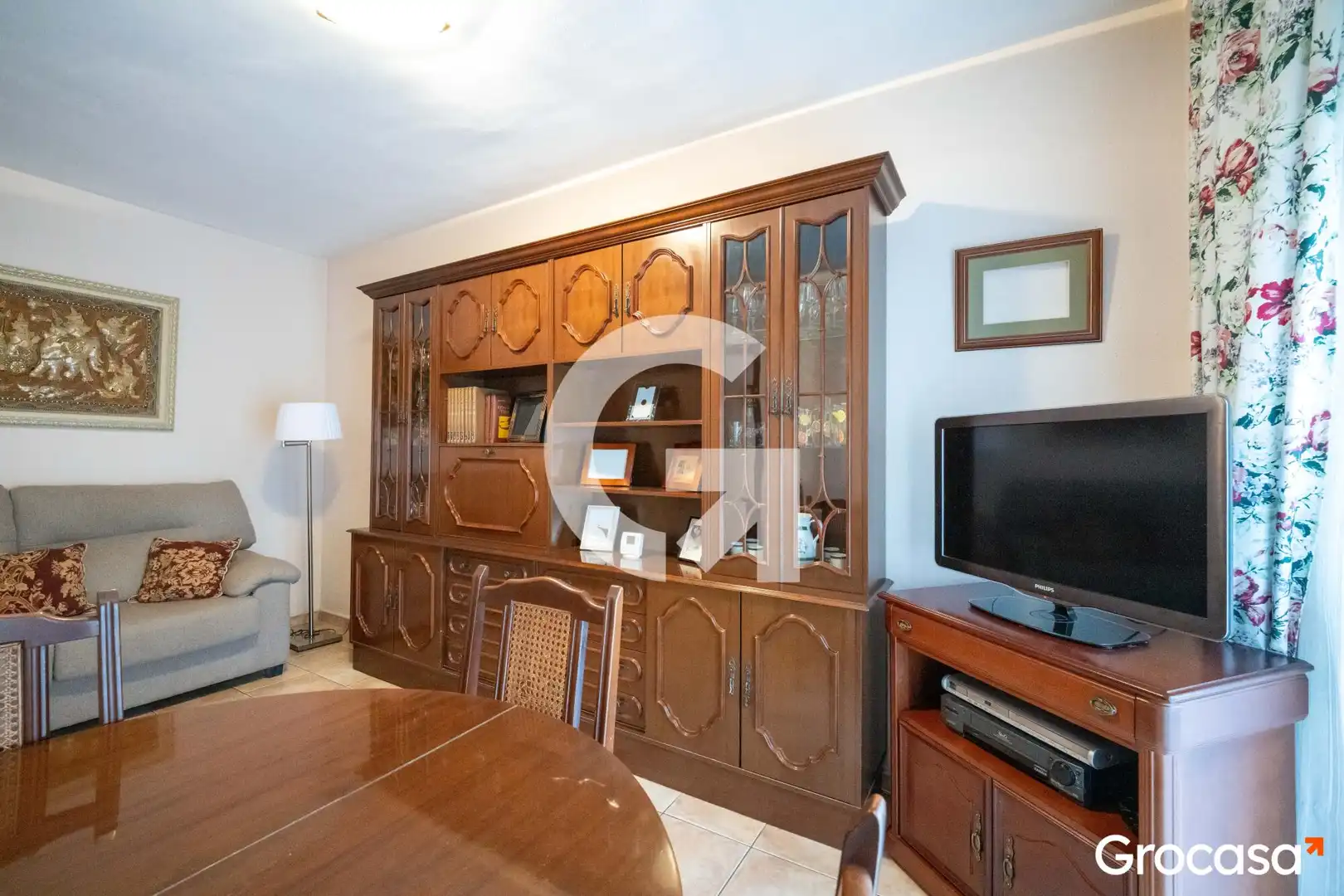 Living room of Flat for sale in Mataró  with Heating, Oven and TV