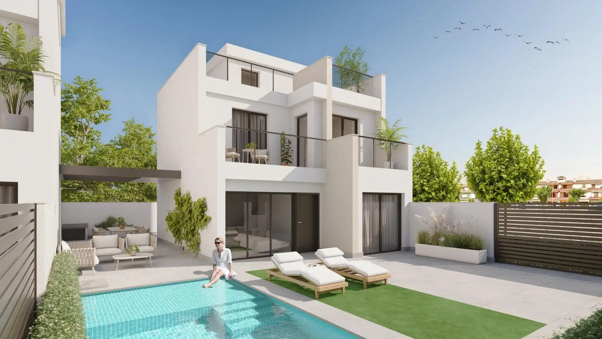 Villa avec piscine à vendre à Los Narejos - Punta Calera