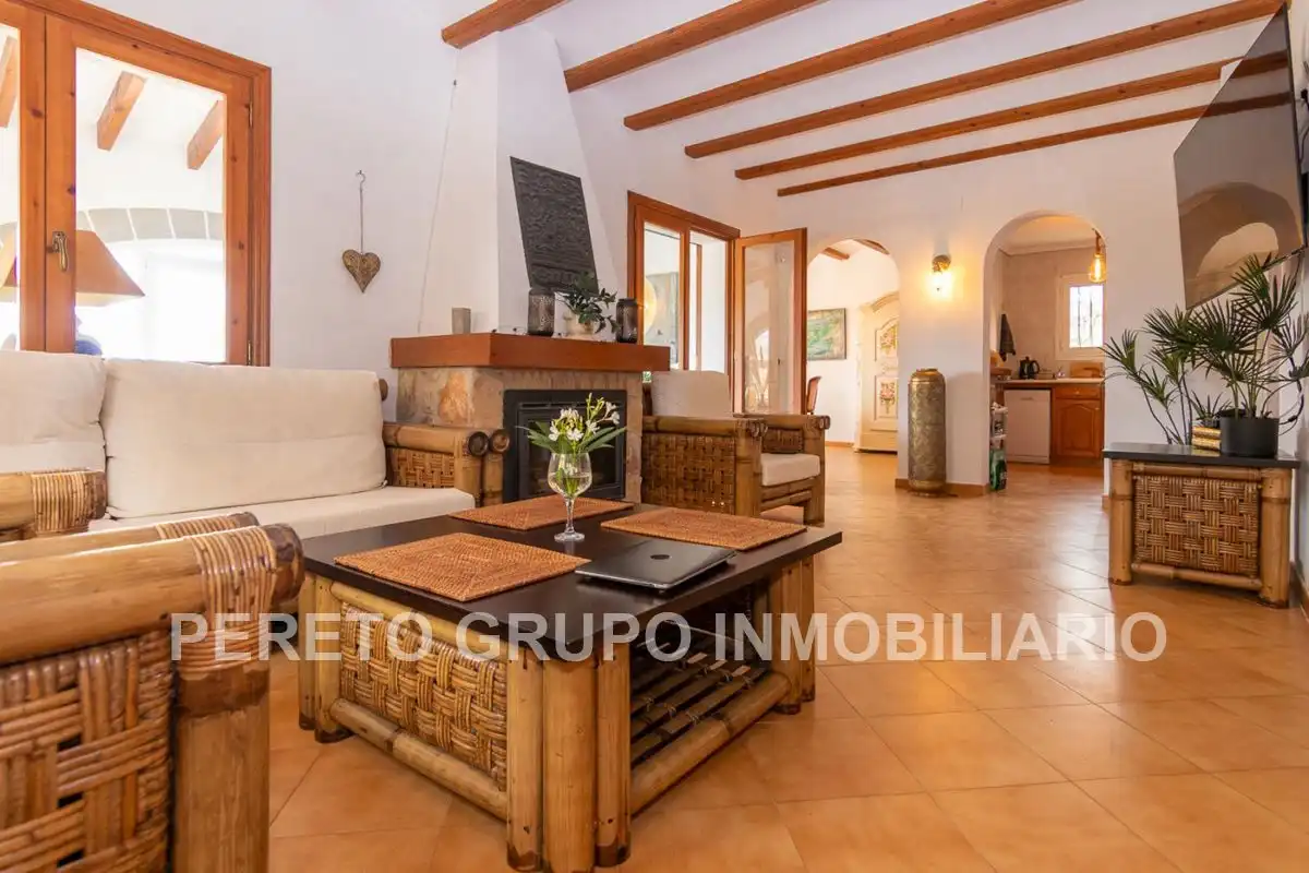 Living room of Houses for sale in Dénia  with Air Conditioner, Heating and Private garden