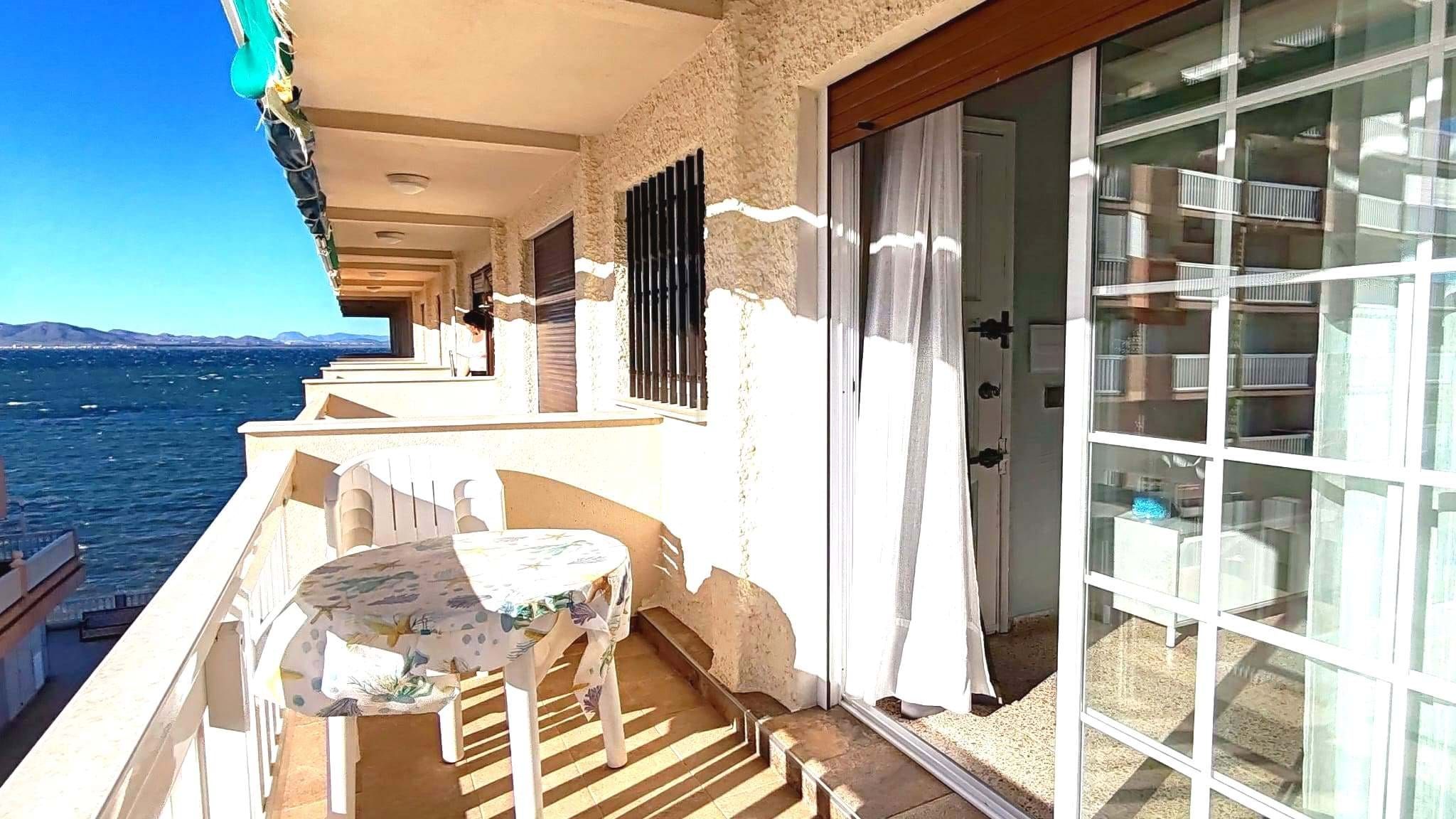 Balcony of Flat for sale in La Manga del Mar Menor  with Storage room, Swimming Pool and Balcony
