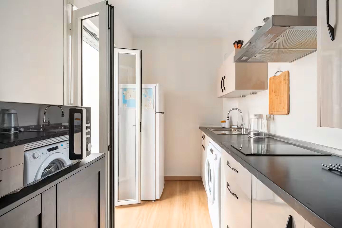 Kitchen of Flat to rent in  Cádiz Capital  with Air Conditioner, Heating and Furnished