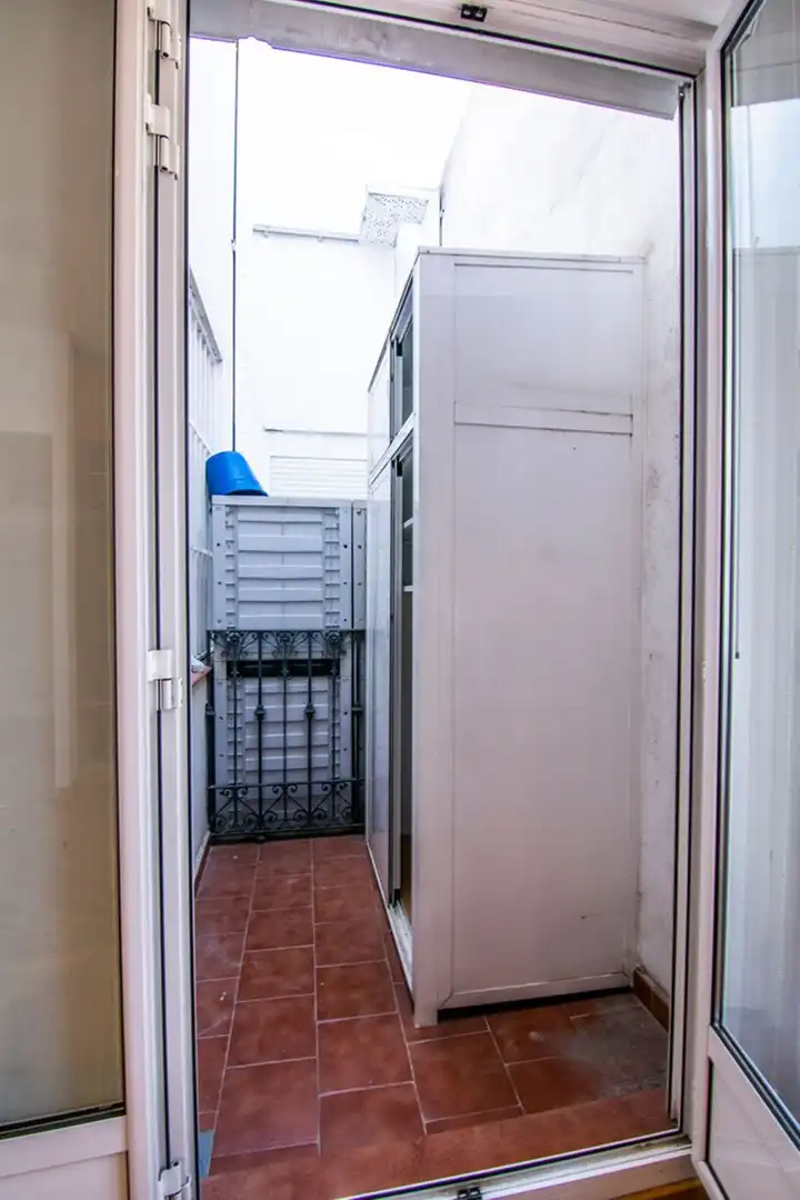 Balcony of Flat for rent in Madrid  with Air Conditioner, Heating and Parquet flooring