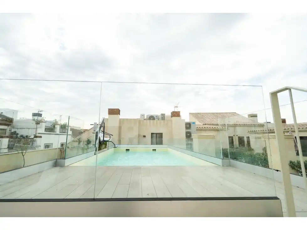 Swimming pool of Flat for sale in Sevilla  with Terrace, Swimming Pool and Furnished