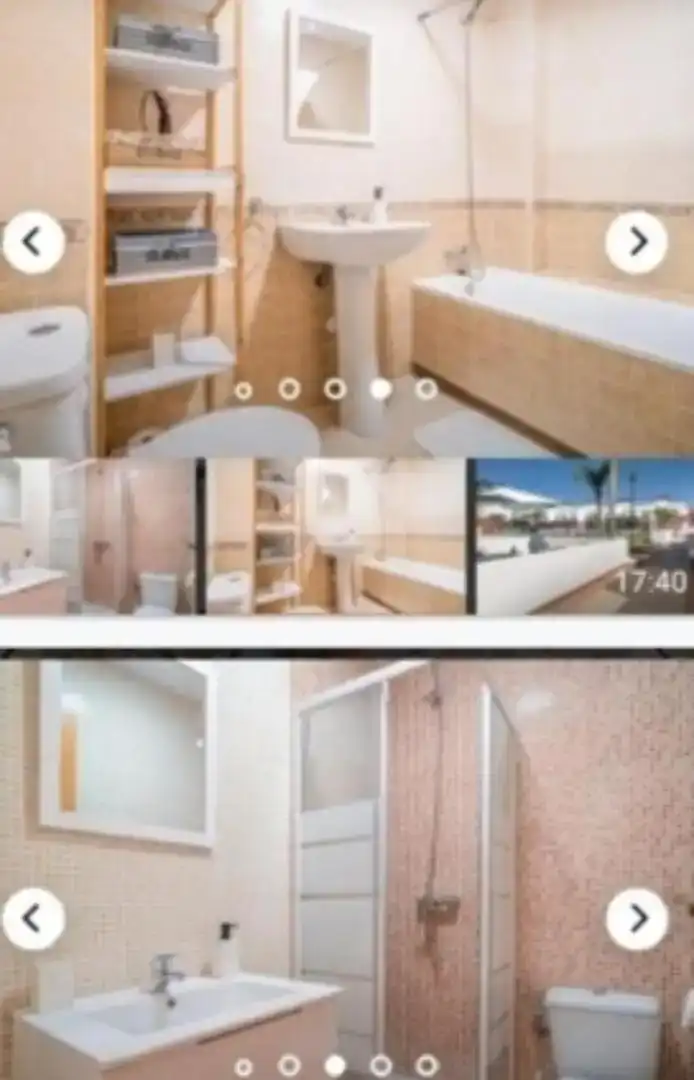 Baño de Apartamento en venta en Vera con Aire acondicionado, Piscina y Balcón