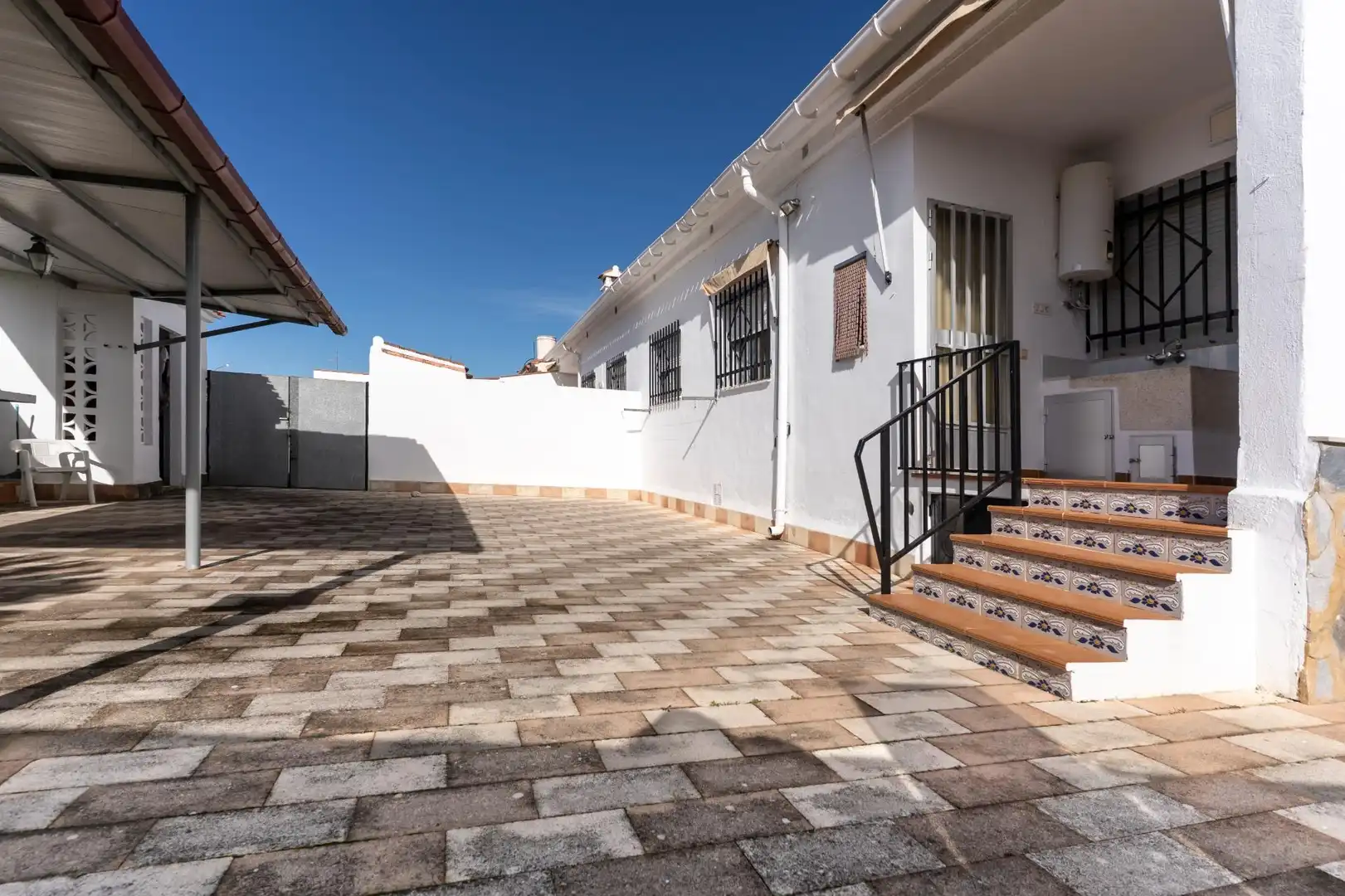 Terraza de Casa adosada en venta en Benissuera con Jardín privado y Piscina