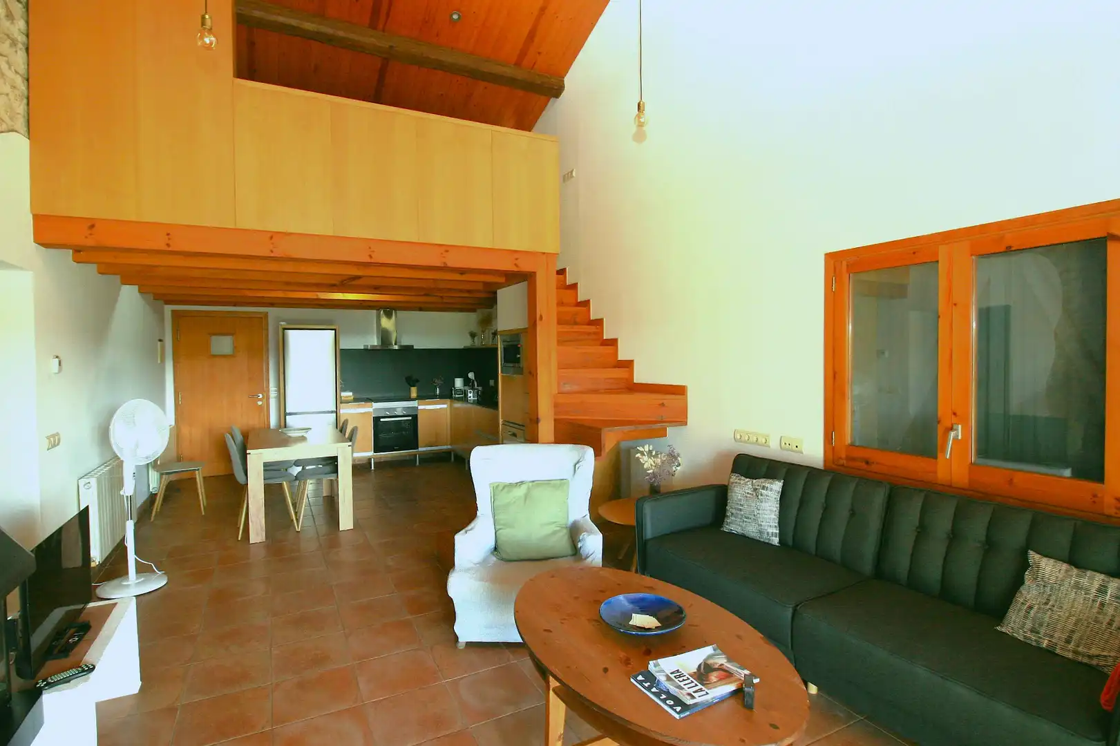 Wohnzimmer von Country house zur Miete in Bordils, Girona