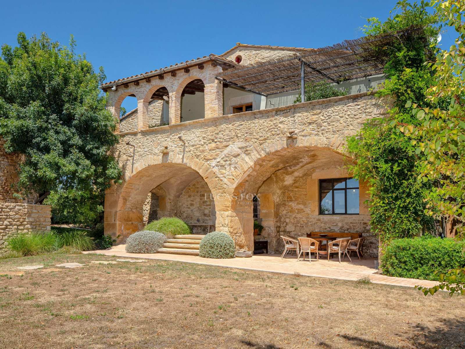 Exterior view of Country house for sale in Vilademuls  with Heating, Private garden and Terrace