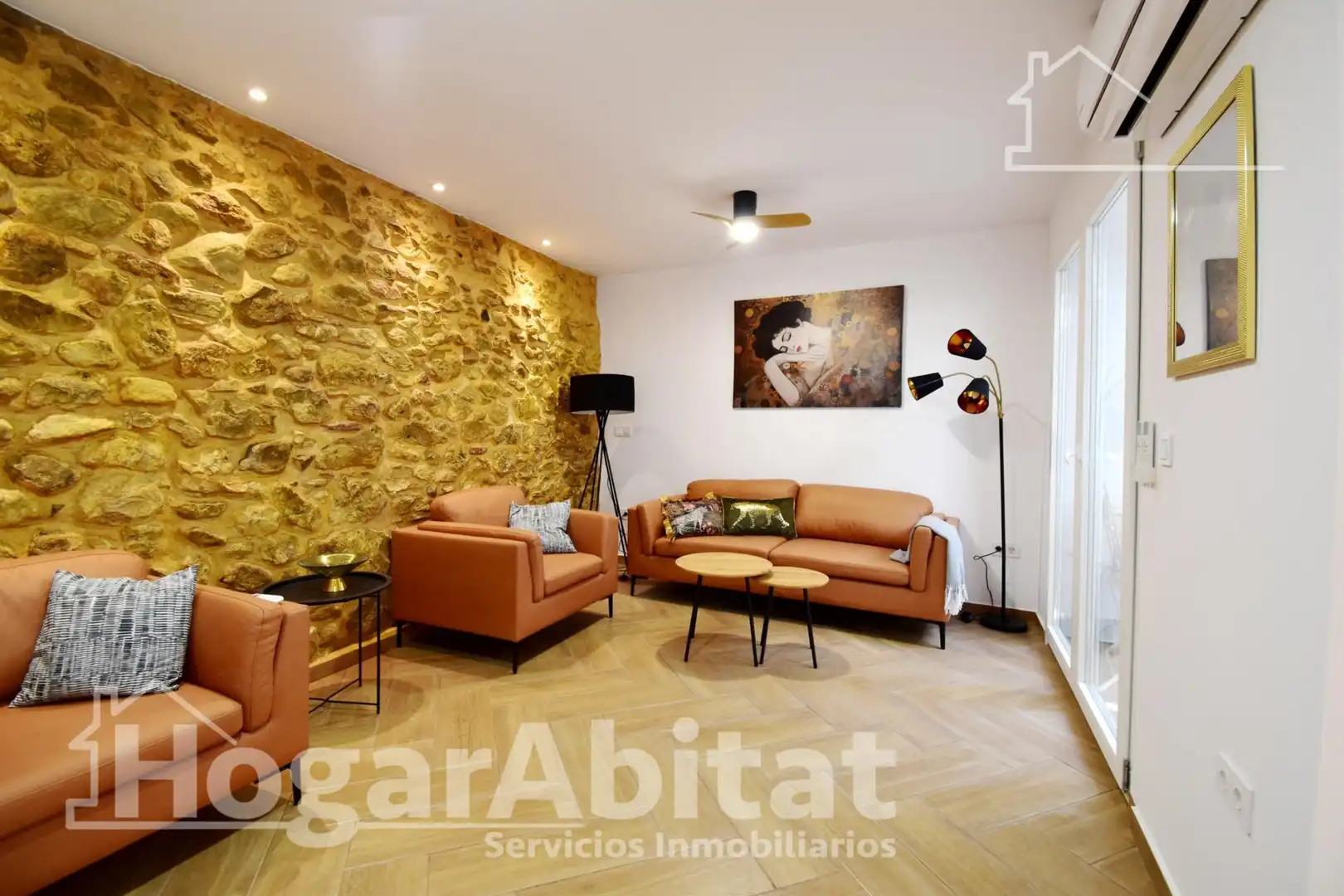 Sala de estar de Casa o chalet en venta en L'Atzúbia con Aire acondicionado, Calefacción y Terraza