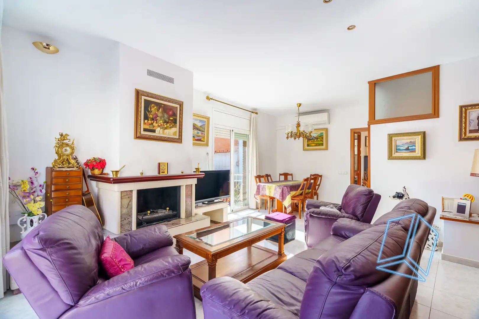 Sala de estar de Casa adosada en venta en Gavà con Terraza y Balcón