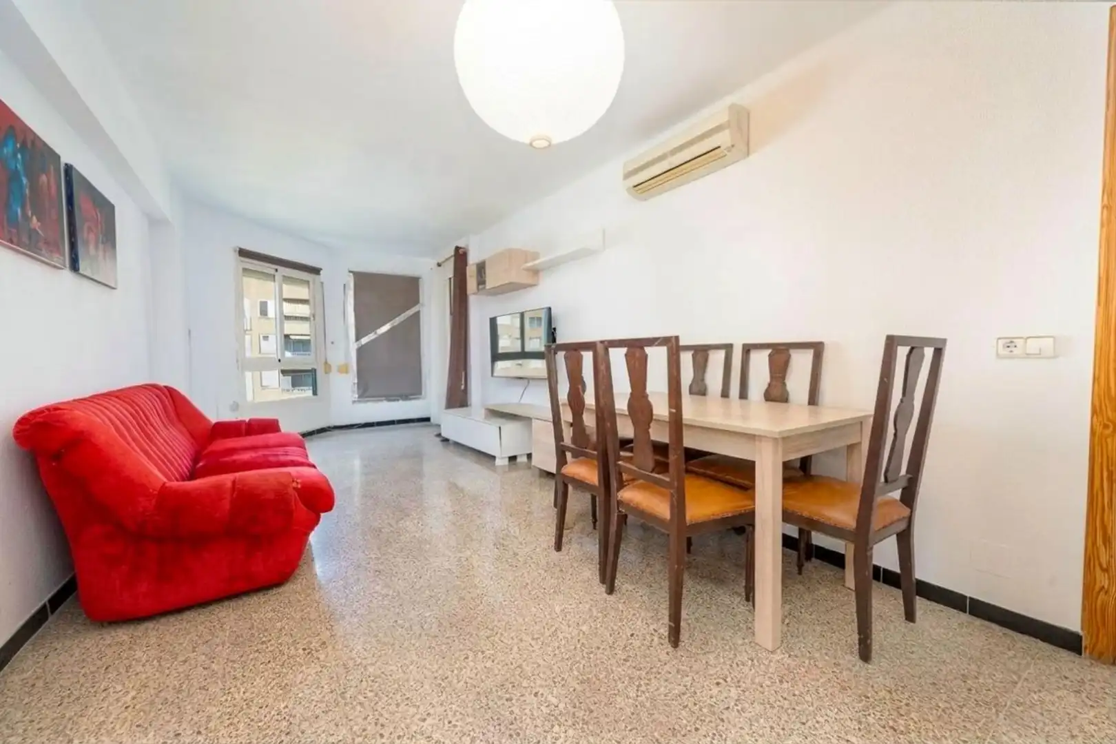 Living room of Flat for sale in  Palma de Mallorca  with Air Conditioner, Heating and Terrace