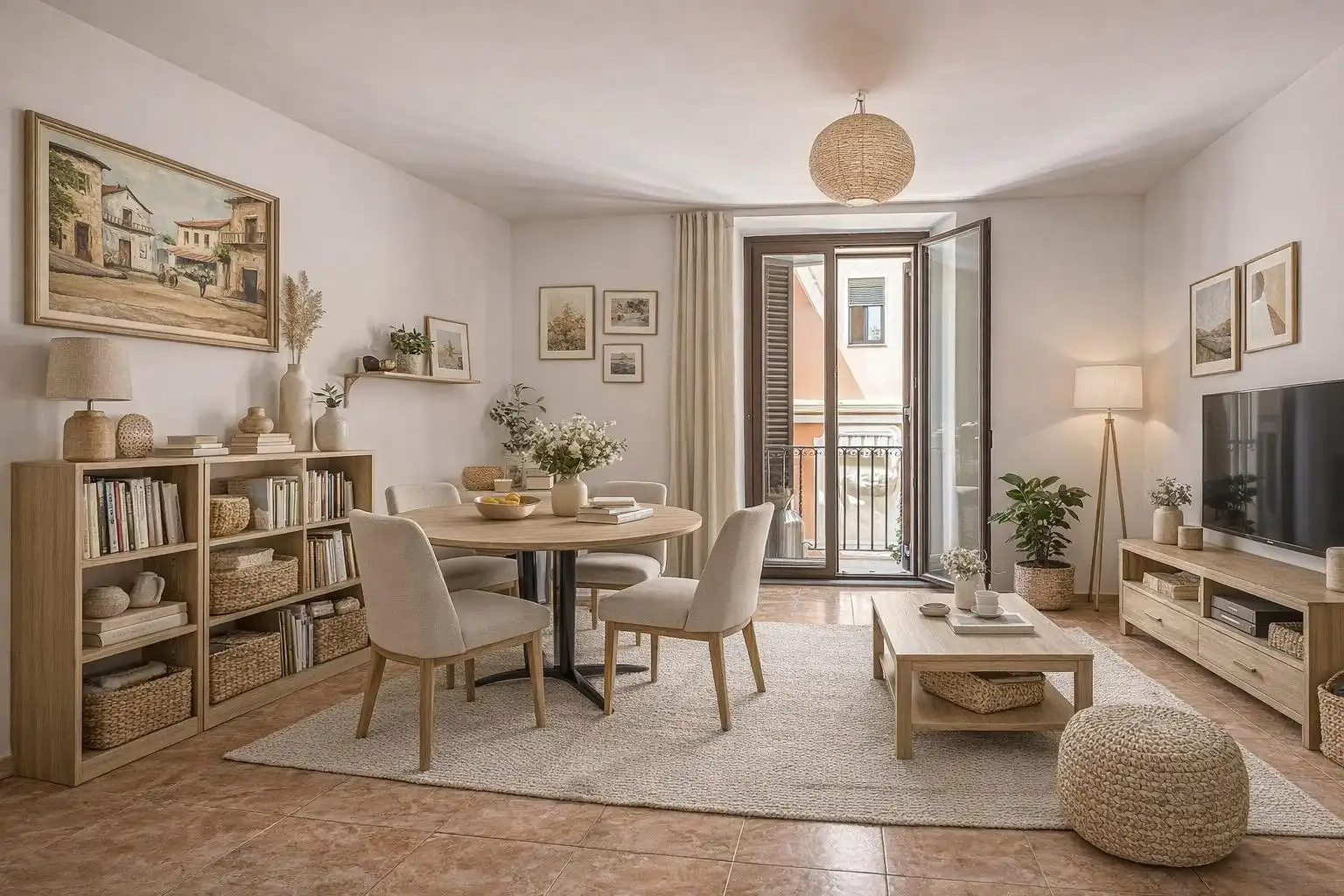 Sala de estar de Dúplex en venta en Vilanova i la Geltrú con Aire acondicionado, Calefacción y Terraza