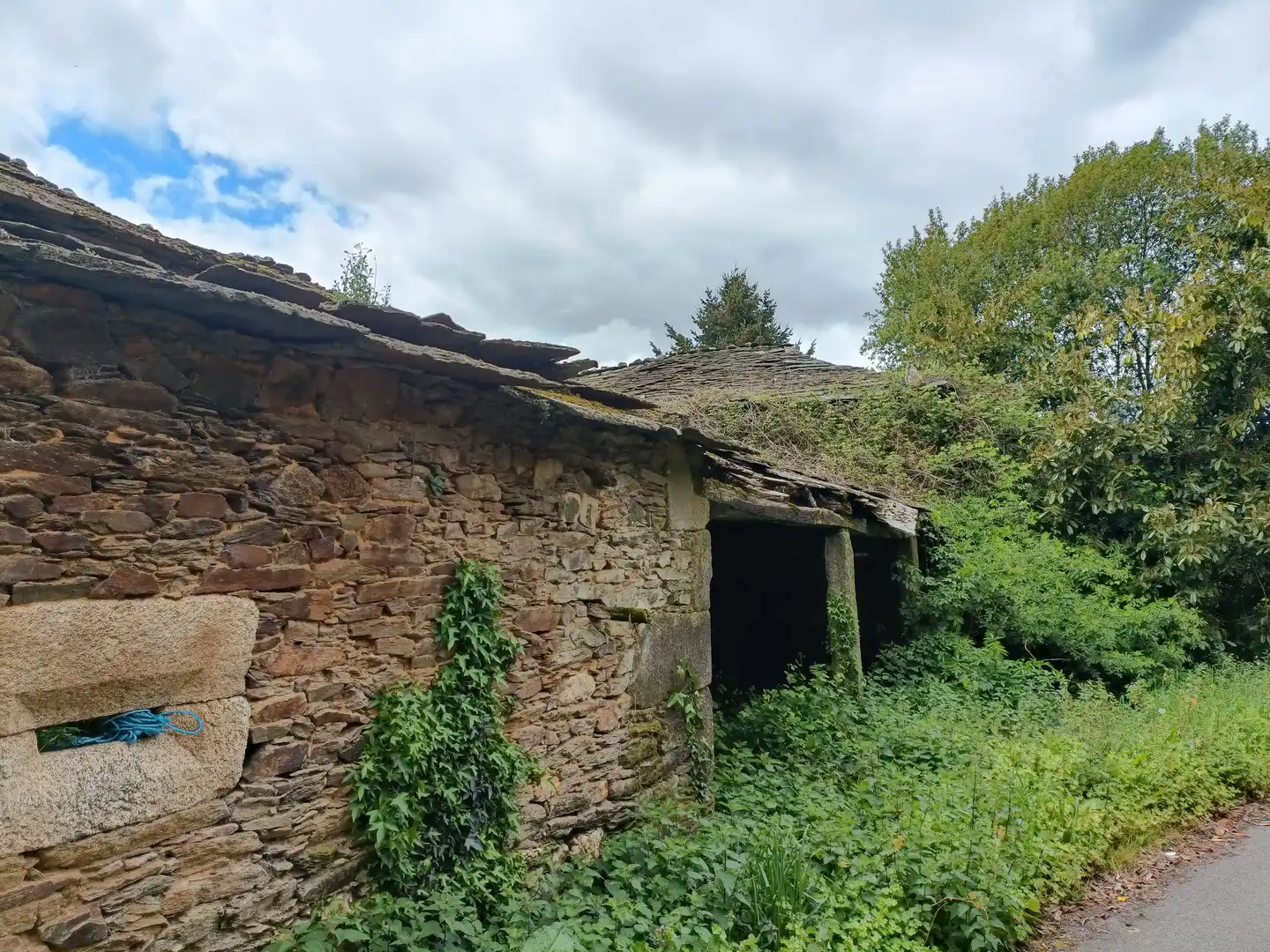 Vista exterior de Casa o xalet en venda en Aranga amb Jardí privat i Traster