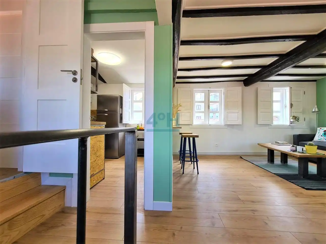 Cocina de Ático en venta en Casco Viejo