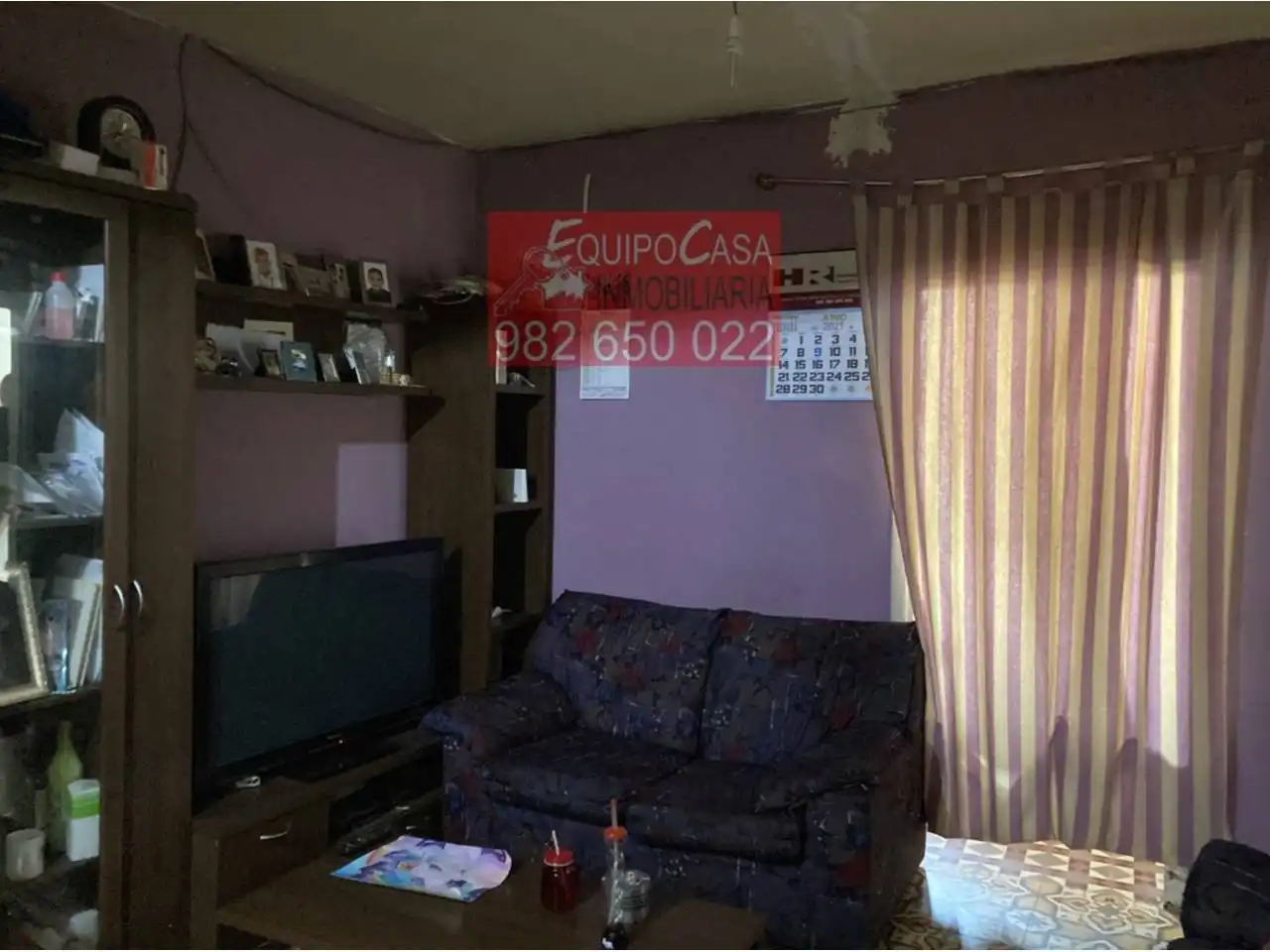 Sala de estar de Casa adosada en venta en Lugo con Calefacción, Jardín privado y Terraza