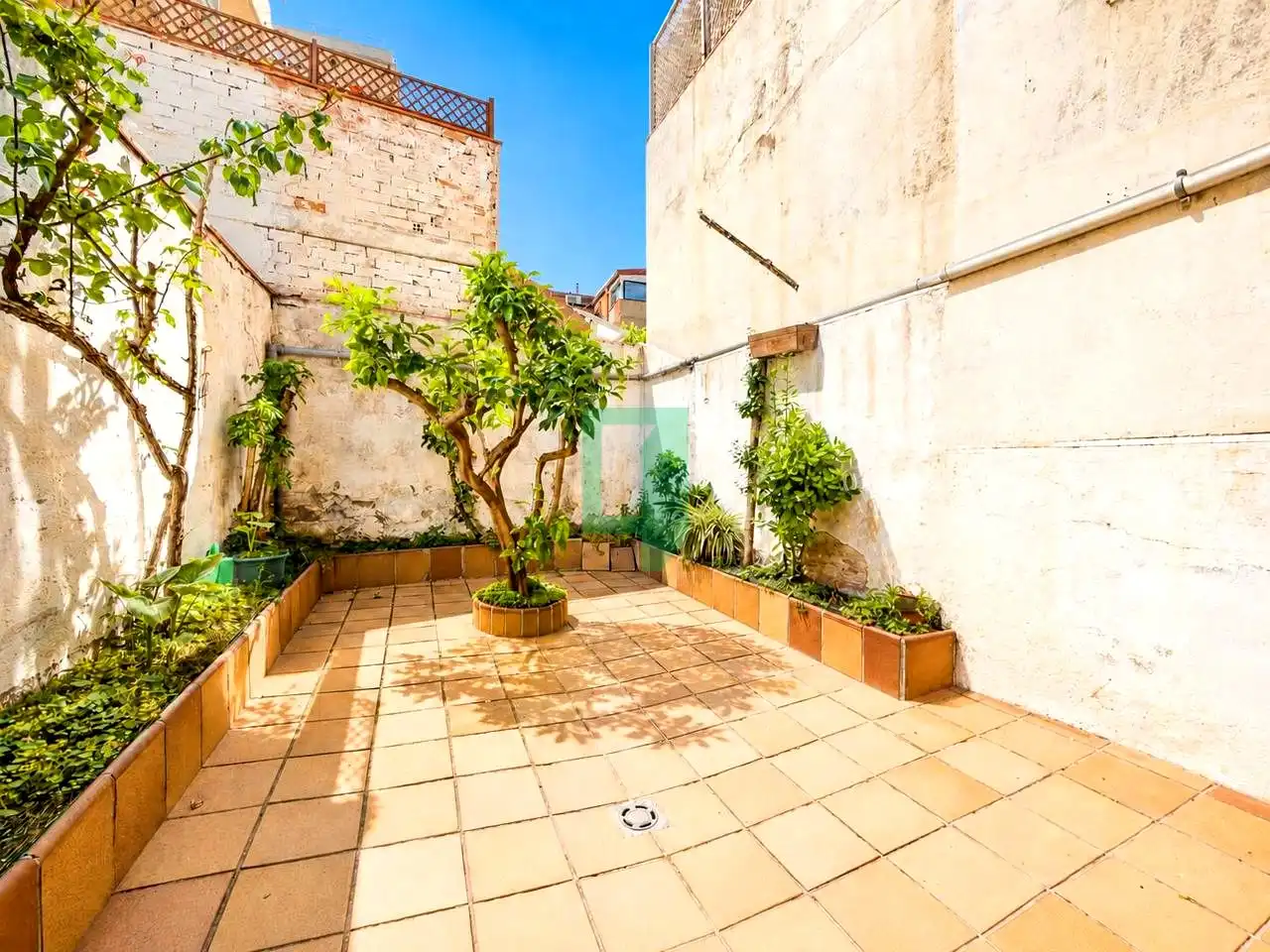 Terrassa de Casa o xalet en venda en Badalona amb Aire condicionat, Calefacció i Jardí privat