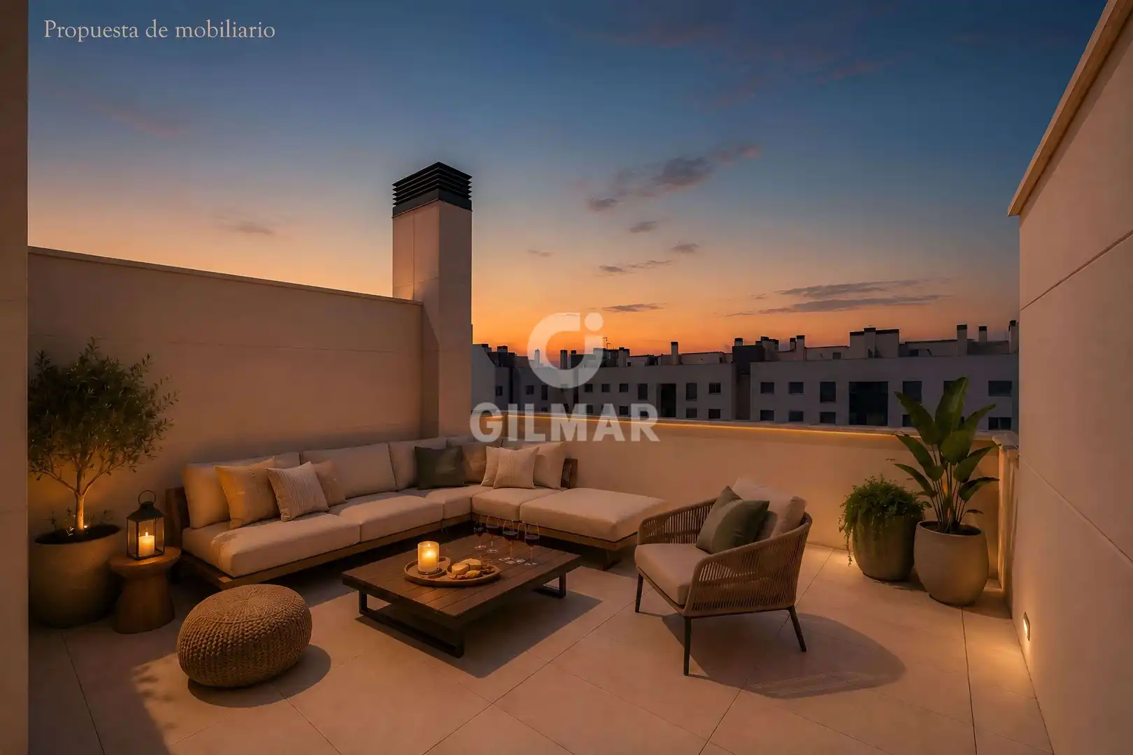 Terrace of Duplexes for sale in Pozuelo de Alarcón  with Heating, Private garden and Storage room