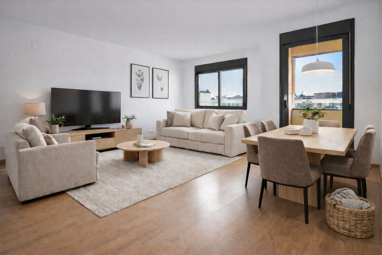 Sala d'estar de Pis en venda en  Madrid Capital amb Aire condicionat, Traster i Piscina comunitària