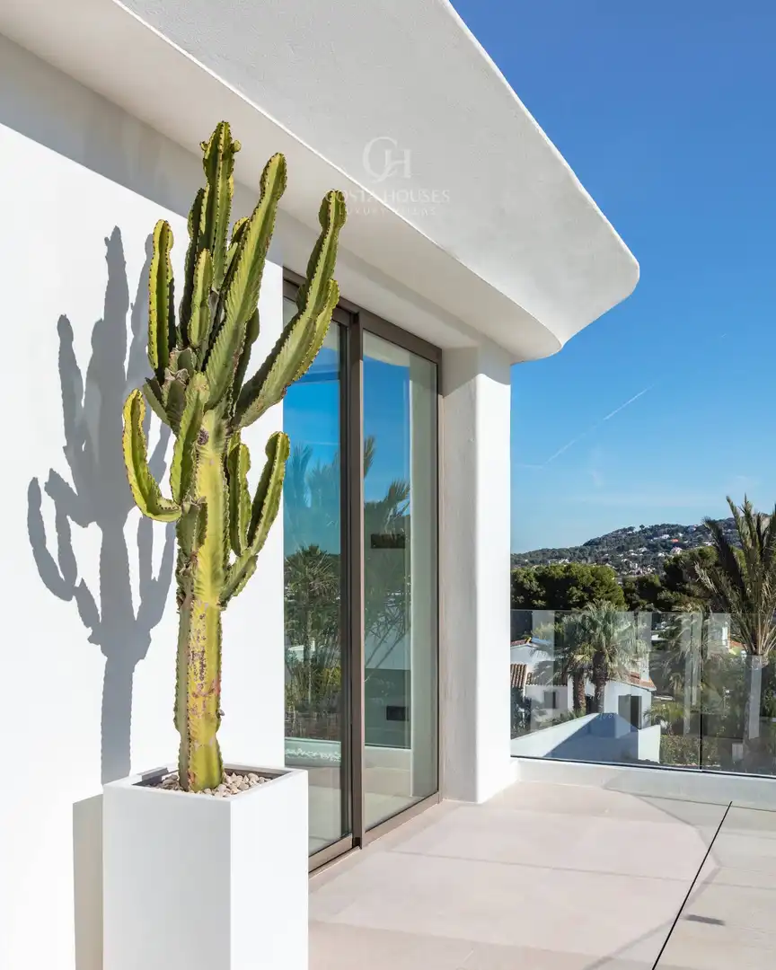 Exterior view of Houses for sale in Jávea / Xàbia  with Air Conditioner, Private garden and Terrace