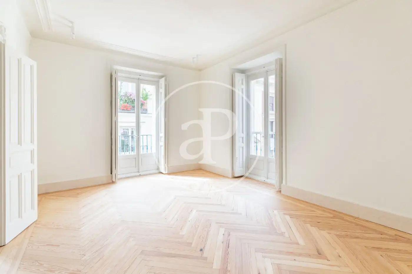 Wohnzimmer von Wohnung zur Miete in Madrid mit Klimaanlage, Heizung und Möbliert