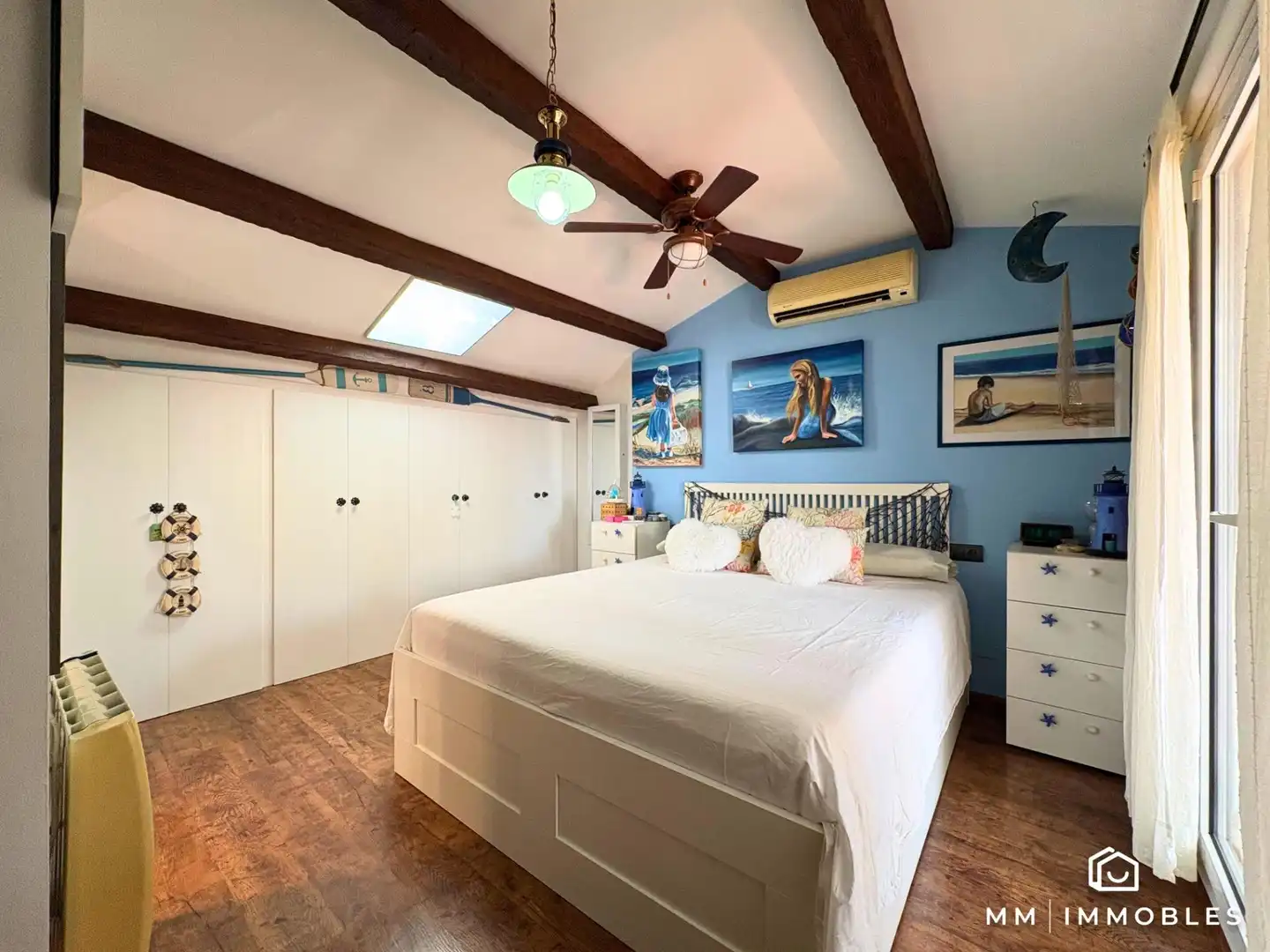 Bedroom of Attic for sale in Les Franqueses del Vallès  with Parquet flooring, Terrace and Balcony