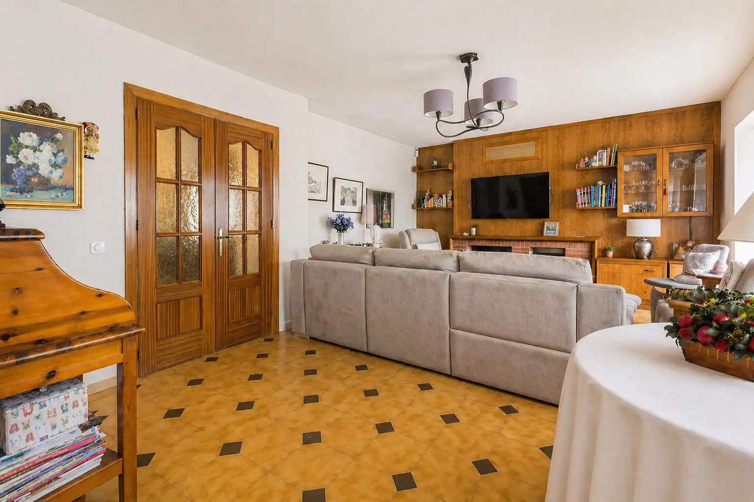 Sala de estar de Casa o chalet en venta en Villaviciosa de Odón