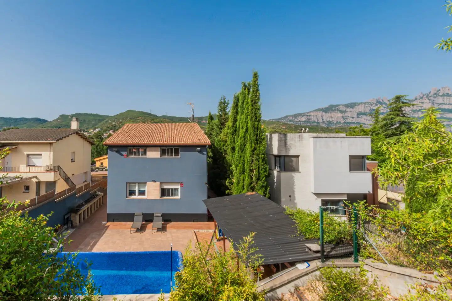 Vista exterior de Casa o xalet en venda en Vacarisses amb Aire condicionat, Calefacció i Jardí privat