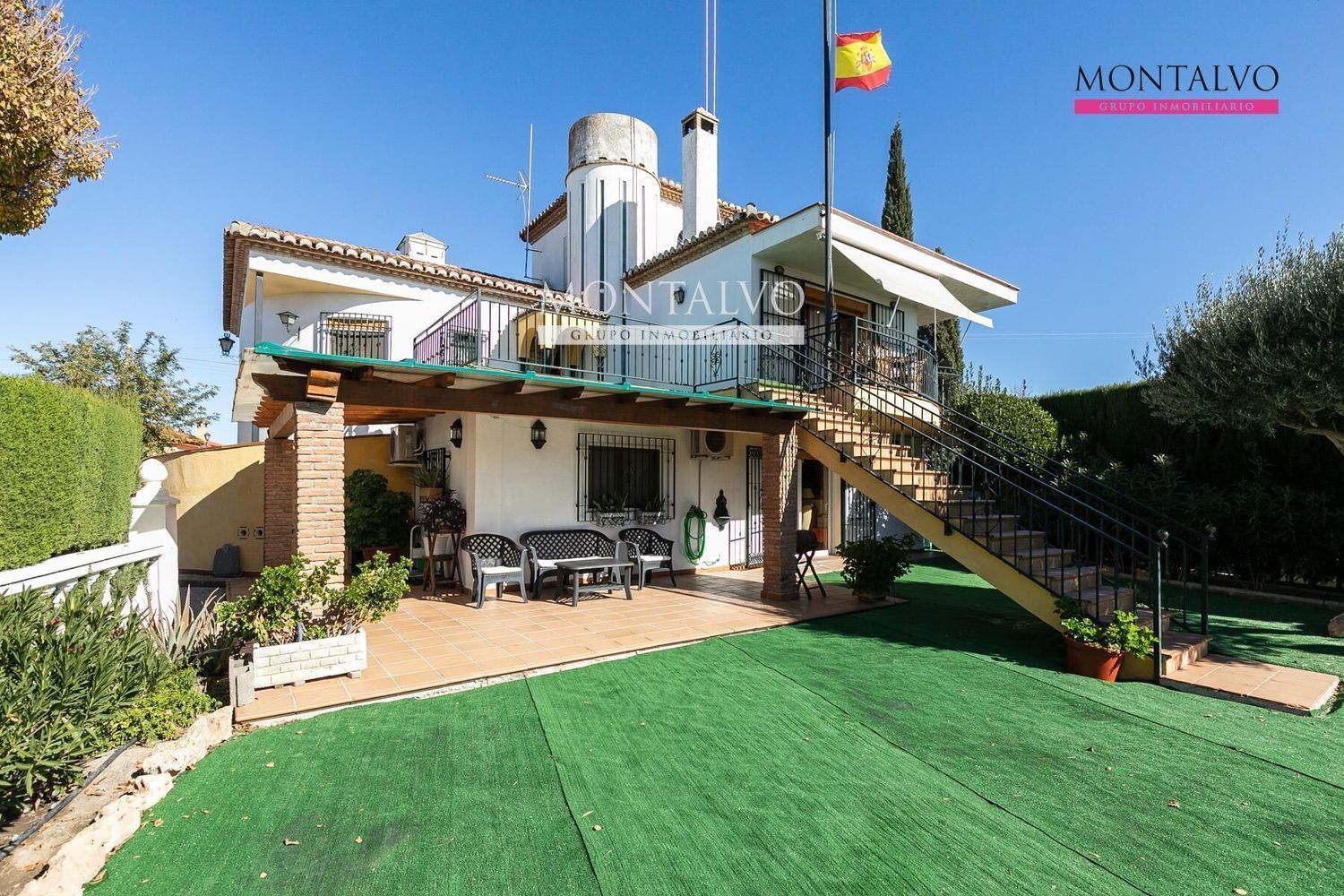 Garden of House or chalet for sale in Las Gabias  with Air Conditioner, Heating and Terrace