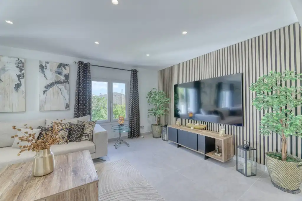 Living room of Houses for sale in Calvià  with Private garden, Terrace and Swimming Pool