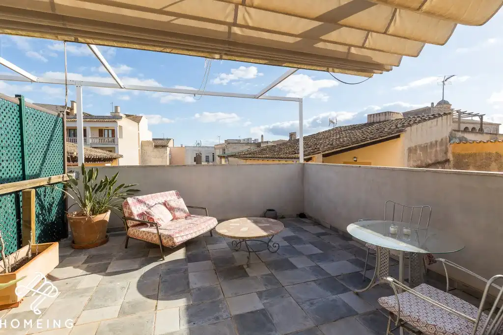 Terrasse von Country house zum Verkauf in Llucmajor mit Klimaanlage, Terrasse und Abstellraum