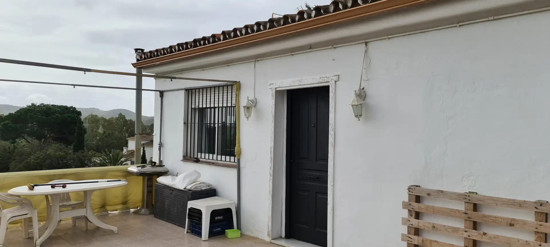 Vista exterior de Finca rústica en venda en Mijas amb Aire condicionat, Calefacció i Jardí privat