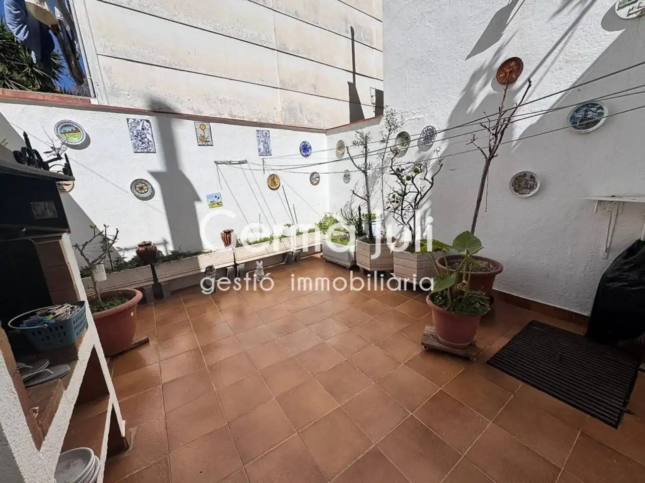 Exterior view of Flat for sale in Badalona  with Air Conditioner, Heating and Private garden