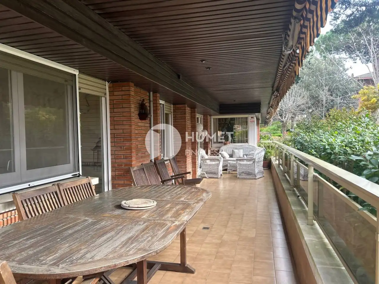 Terrace of Flat for sale in Sant Cugat del Vallès  with Air Conditioner, Heating and Private garden