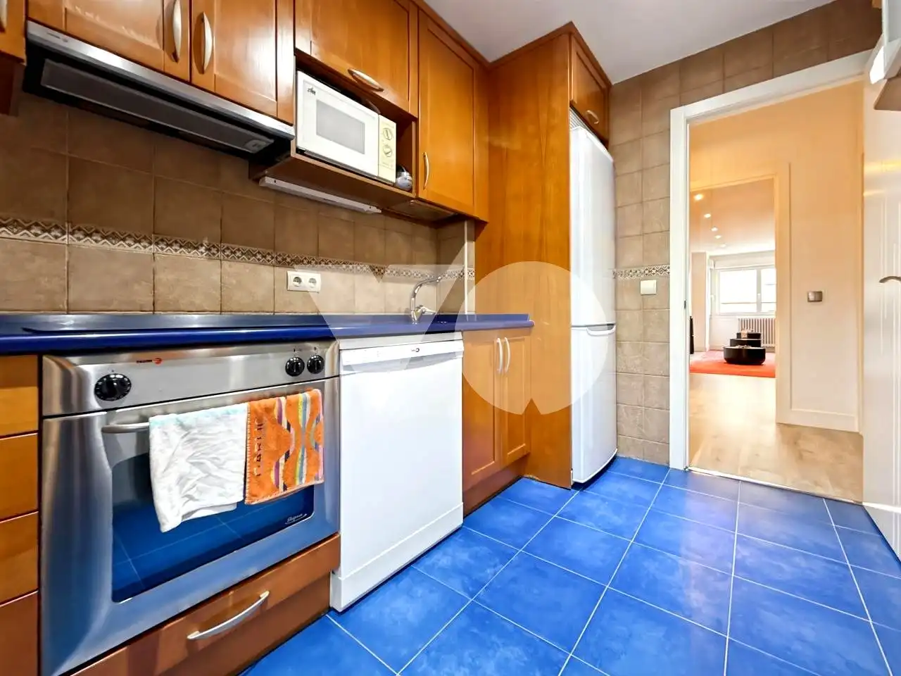 Kitchen of Flat for sale in Madrid  with Air Conditioner, Heating and Terrace