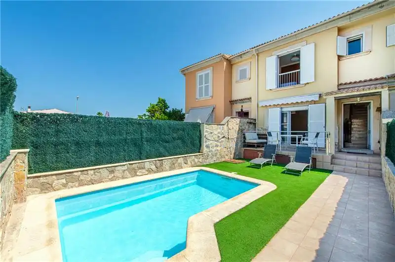 Swimming pool of Detached homes for sale in Llucmajor  with Terrace, Storage room and Balcony
