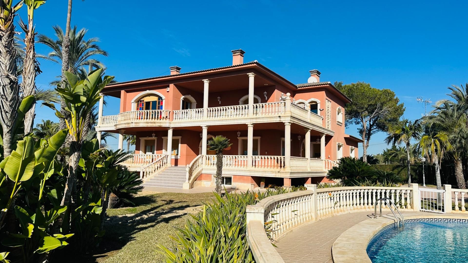 Exterior view of House or chalet for sale in Elche / Elx  with Air Conditioner, Heating and Private garden