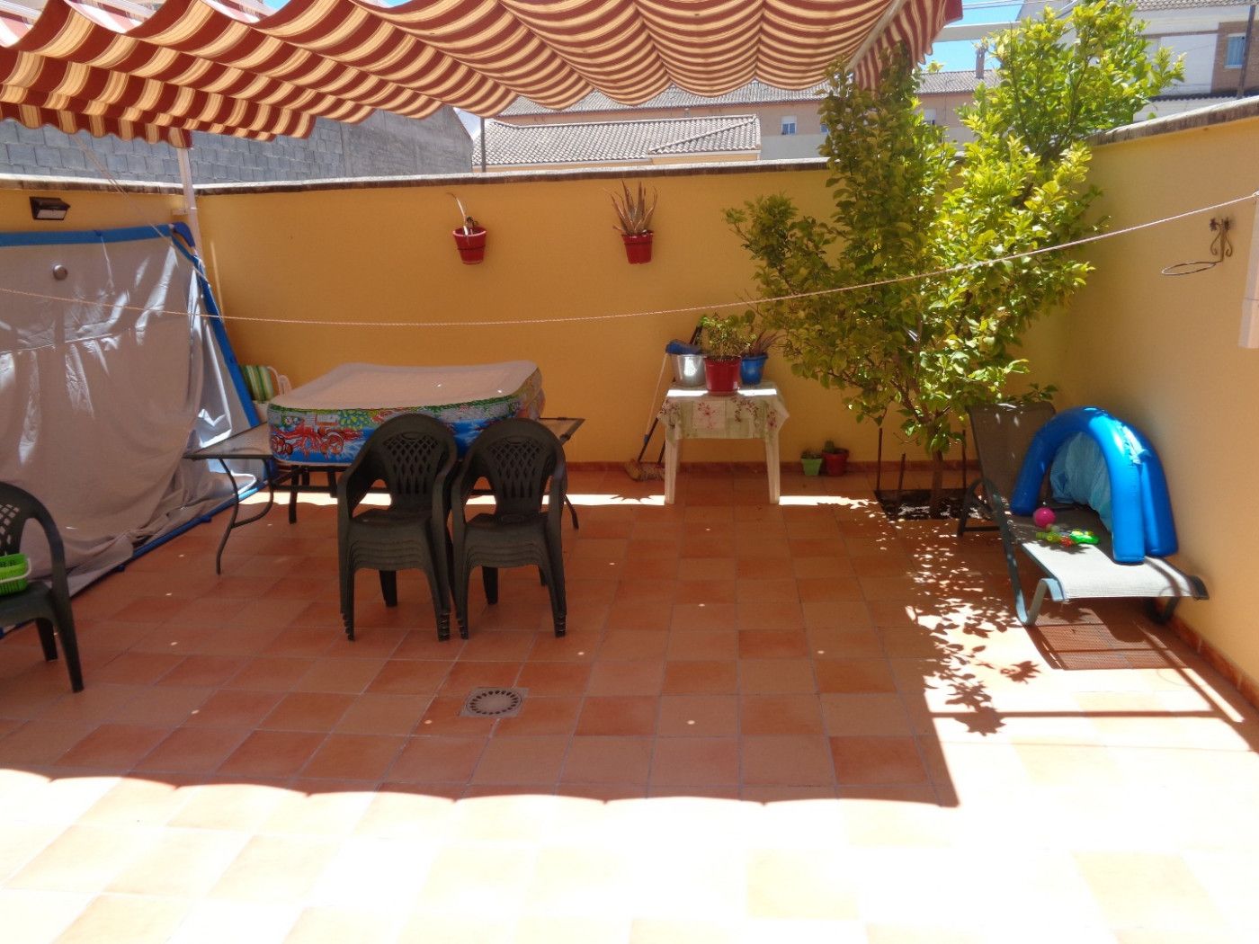 Terrace of Single-family semi-detached for sale in Cijuela  with Storage room, Furnished and Balcony
