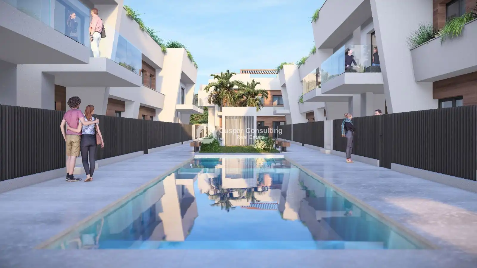 Piscina de Apartamento en venta en Torre-Pacheco con Aire acondicionado, Calefacción y Jardín privado