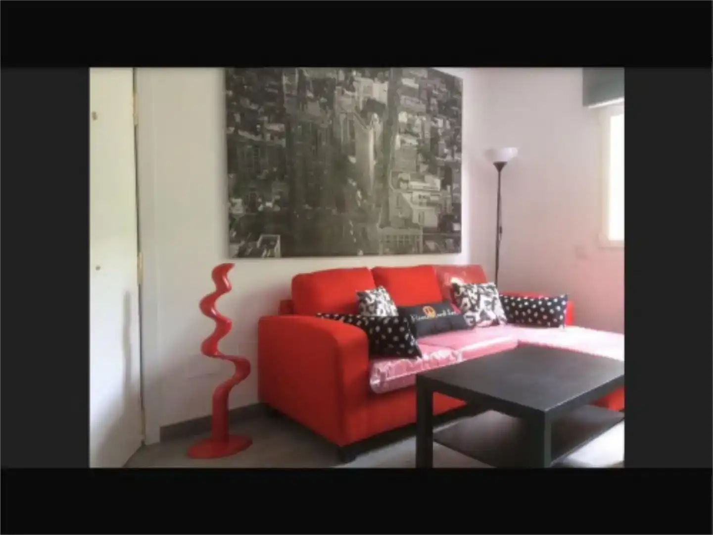 Wohnzimmer von Wohnung zur Miete in  Madrid Capital mit Klimaanlage