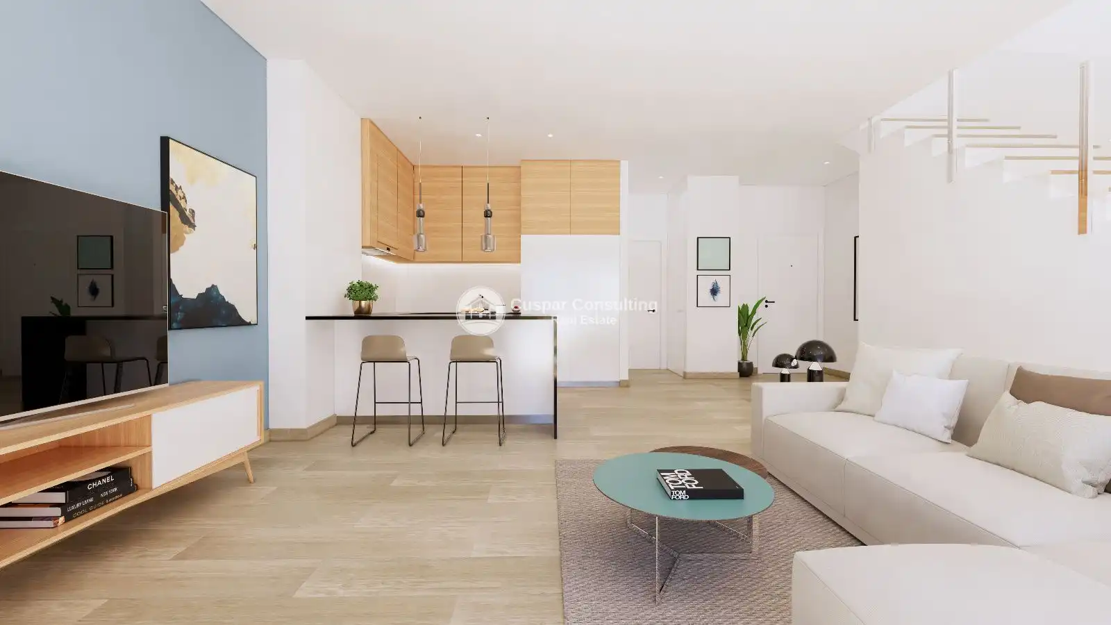 Sala de estar de Dúplex en venta en Los Alcázares con Aire acondicionado, Calefacción y Terraza