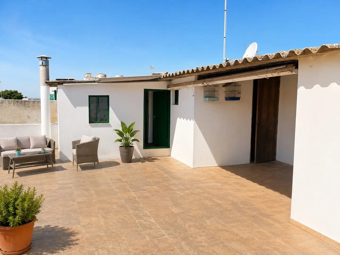 Terraza de Finca rústica en venta en Felanitx con Aire acondicionado, Calefacción y Jardín privado