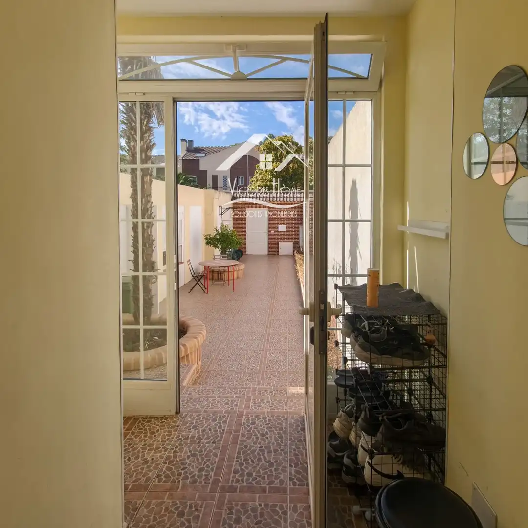 Terraza de Casa adosada en venta en Rivas-Vaciamadrid con Aire acondicionado, Calefacción y Jardín privado
