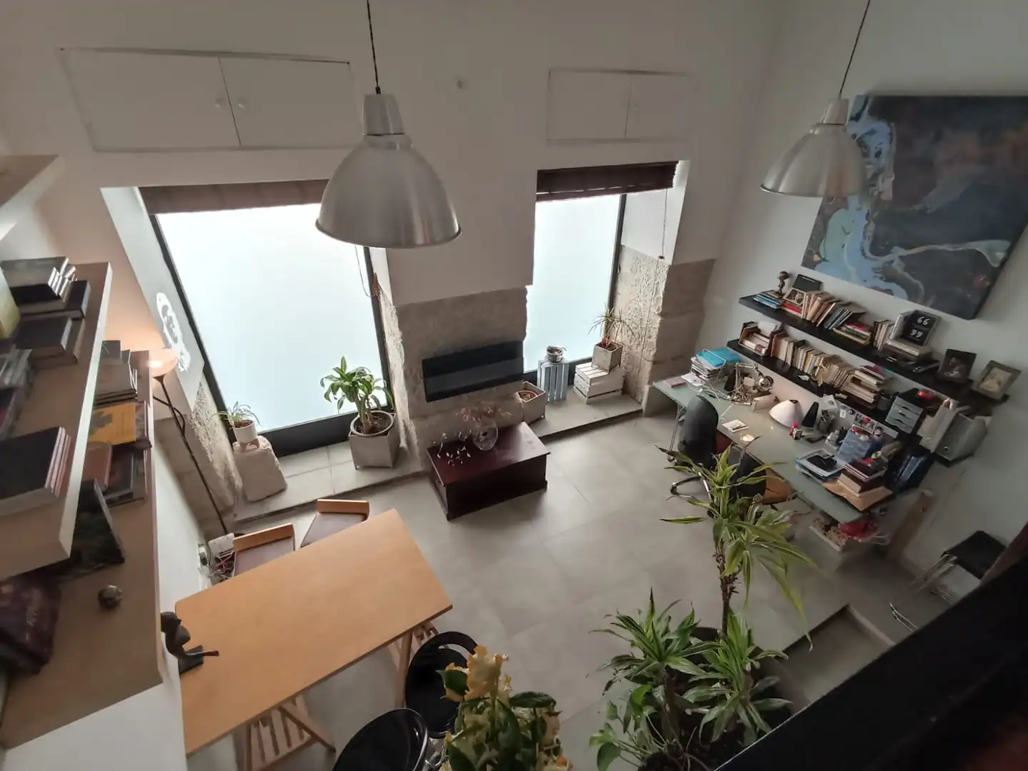 Sala de estar de Dúplex en venta en Madrid con Aire acondicionado, Calefacción y Amueblado