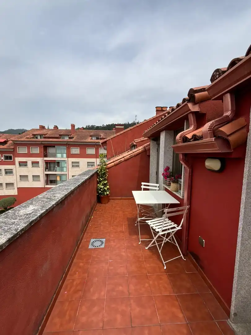 Terraza de Piso de alquiler en Gondomar con Terraza, Amueblado y Lavadora