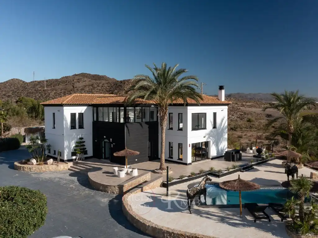 Vista exterior de Casa o chalet en venta en Pulpí con Aire acondicionado, Jardín privado y Terraza
