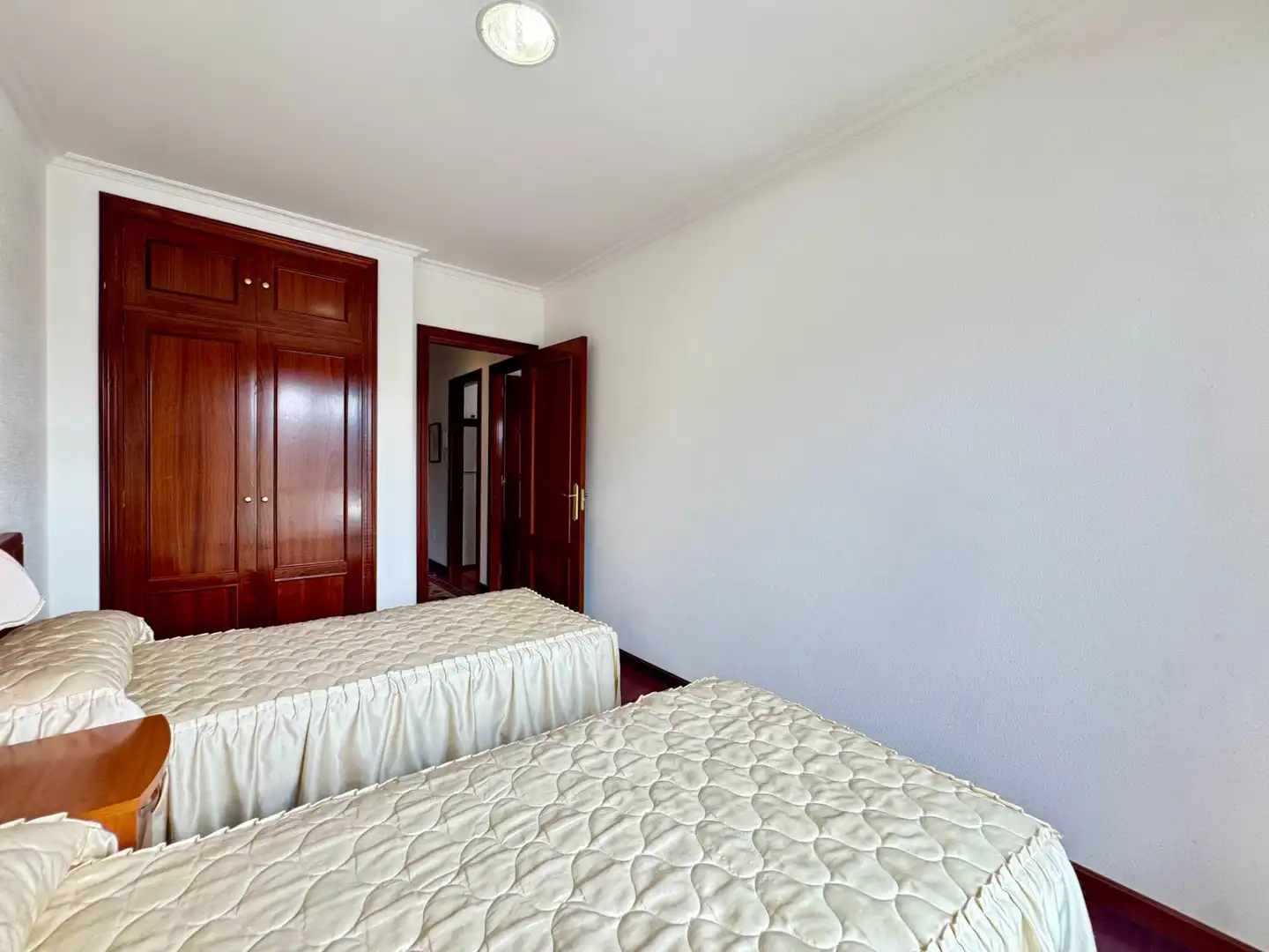 Bedroom of Flat for sale in Baiona  with Parquet flooring, Terrace and Storage room