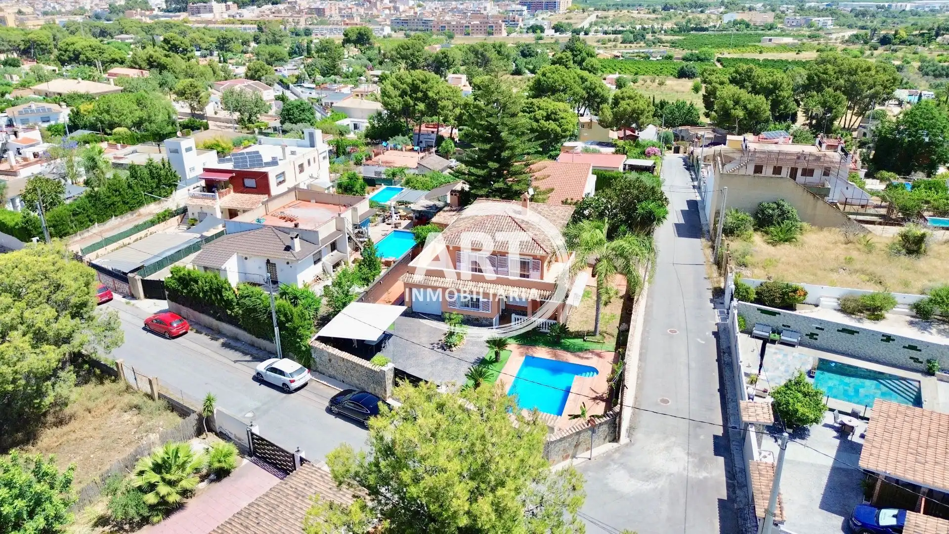 Vista exterior de Casa o chalet en venta en Bétera con Aire acondicionado, Calefacción y Jardín privado
