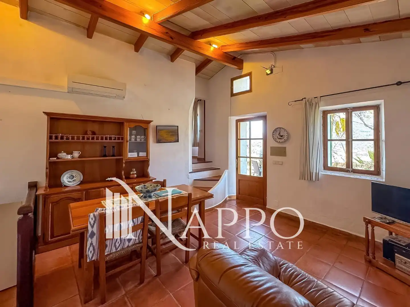 Living room of Houses for sale in Sóller  with Air Conditioner, Storage room and Swimming Pool